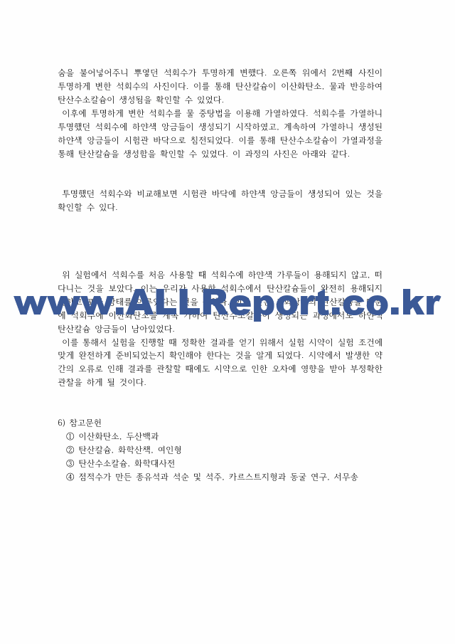 [일반화학실험2] A＋받은 이산화탄소의 발생 원리＋결과＋고찰 일반화학실험.pdf